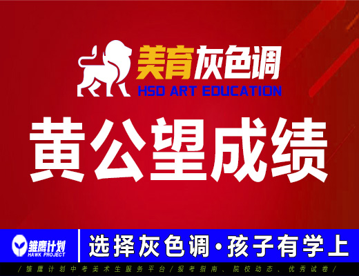 2021年灰色调画室黄公望录取成绩