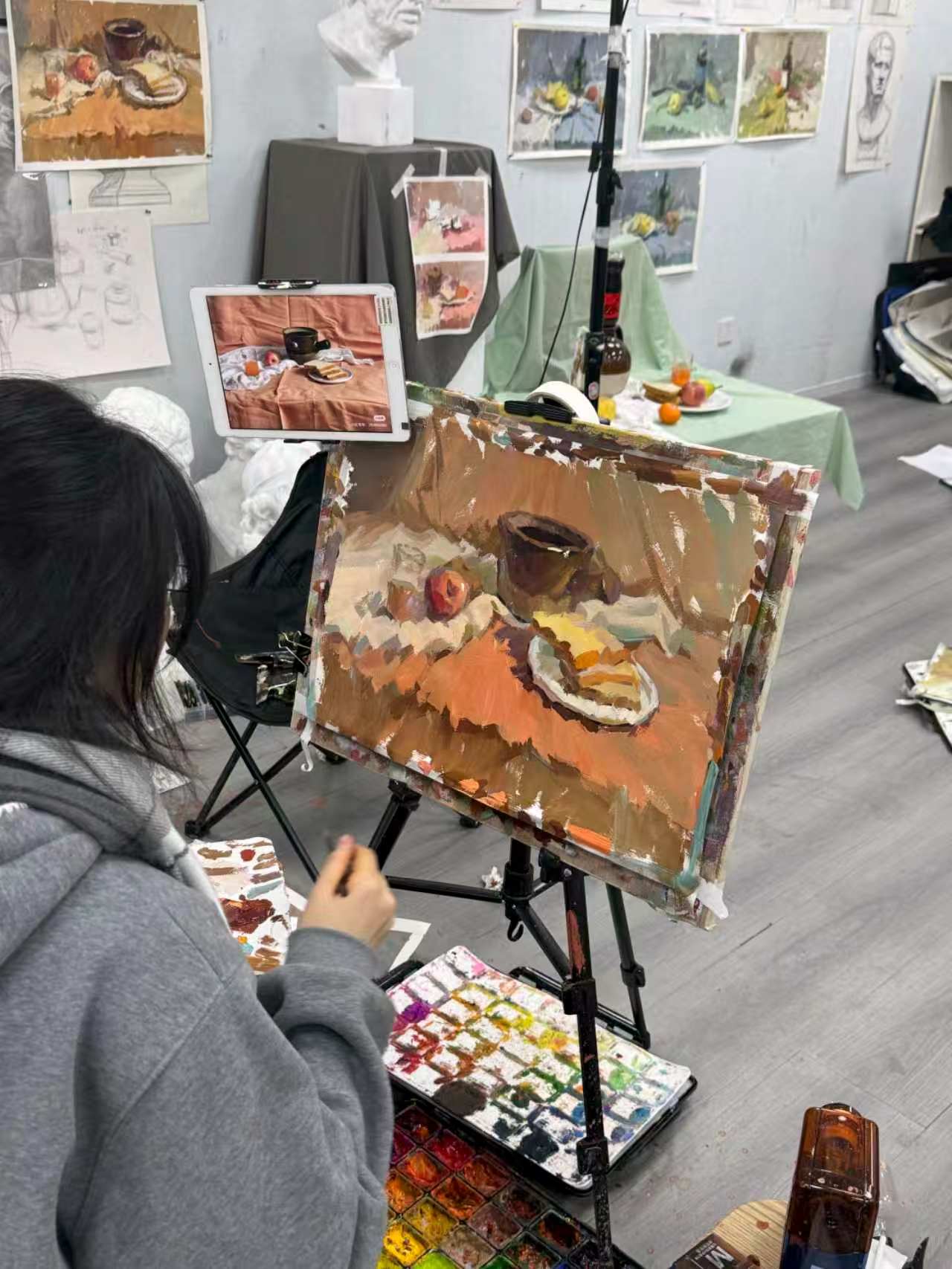 5个月零基础逆风翻盘国美附中｜杭州灰色调画室国美附中全国第21名，用热爱与坚持改写起点